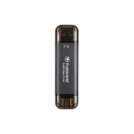 Transcend ESD310C, 1 TB, A-típusú USB-től C-típusú USB-hez, USB 3.2 Gen 2x2, 1050 MB/s, Fekete