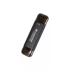   Transcend ESD310C, 1 TB, A-típusú USB-től C-típusú USB-hez, USB 3.2 Gen 2x2, 1050 MB/s, Fekete