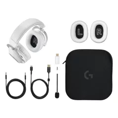   Logitech G PRO X 2 LIGHTSPEED Headset, Vezeték nélküli, Játék, 20 - 20000 Hz, 345 g, Headset, Fehér