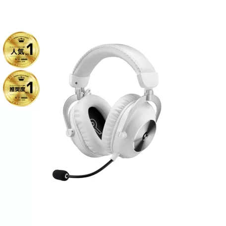 Logitech G PRO X 2 LIGHTSPEED Headset, Vezeték nélküli, Játék, 20 - 20000 Hz, 345 g, Headset, Fehér
