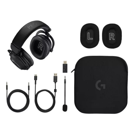 Logitech G PRO X 2 LIGHTSPEED Headset, Vezeték nélküli, Játék, 20 - 20000 Hz, 345 g, Headset, Fekete