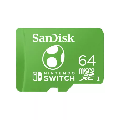 SanDisk SDSQXAO-064G-GN6ZN, 64 GB, MicroSDXC, UHS-I, 100 MB/s, 90 MB/s, Zöld