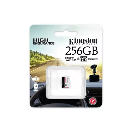 Kingston Technology SDCE/256GB, 256 GB, MicroSDXC, Class 10, UHS-I, 95 MB/s, 45 MB/s
