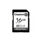 Kingston Technology Industrial, 16 GB, SDHC, Class 10, UHS-I, 100 MB/s, 80 MB/s