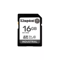   Kingston Technology Industrial, 16 GB, SDHC, Class 10, UHS-I, 100 MB/s, 80 MB/s