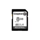 Kingston Technology Industrial, 8 GB, SDXC, Class 10, UHS-I, 100 MB/s, 80 MB/s