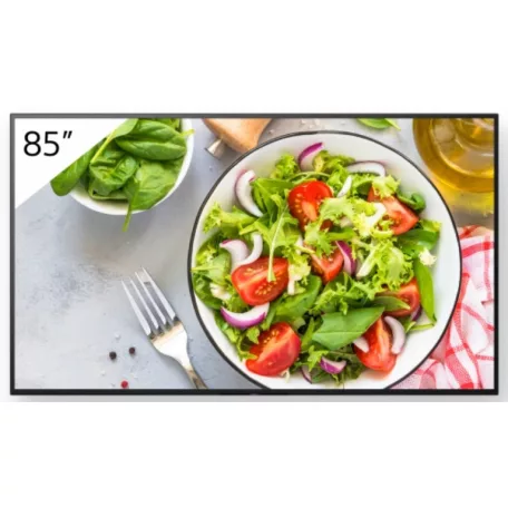 Sony FW-85BZ35L, Laposképernyős digitális reklámtábla, 2,16 M (85"), LCD, 3840 x 2160 pixelek, Wi-Fi, 24/7