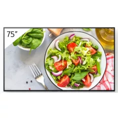  Sony FW-75BZ35L, Laposképernyős digitális reklámtábla, 190,5 cm (75"), LCD, 3840 x 2160 pixelek, Wi-Fi, 24/7