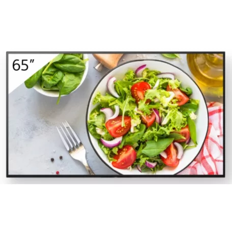 Sony FW-65BZ35L, Laposképernyős digitális reklámtábla, 165,1 cm (65"), LCD, 3840 x 2160 pixelek, Wi-Fi, 24/7