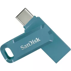   SanDisk Ultra Dual Drive Go USB 64GB, 64 GB, USB Type-A / USB Type-C, 3.2 Gen 1 (3.1 Gen 1), 150 MB/s, Forgó, Kék