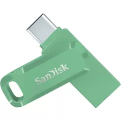   SanDisk Ultra Dual Drive Go USB 64GB, 64 GB, USB Type-A / USB Type-C, 3.2 Gen 1 (3.1 Gen 1), 150 MB/s, Forgó, Zöld