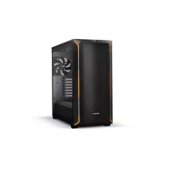   be quiet! Shadow Base 800 DX Black, Midi Tower, PC, Fekete, ATX, EATX, Micro ATX, Mini-ITX, Akrilnitril-butadiénsztirol (ABS), Acél, Edzett üveg, Játék