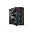 be quiet! Shadow Base 800 FX Black, Midi Tower, PC, Fekete, ATX, EATX, Micro ATX, Mini-ITX, Akrilnitril-butadiénsztirol (ABS), Acél, Edzett üveg, Játék