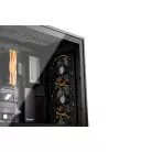 be quiet! Shadow Base 800 FX Black, Midi Tower, PC, Fekete, ATX, EATX, Micro ATX, Mini-ITX, Akrilnitril-butadiénsztirol (ABS), Acél, Edzett üveg, Játék