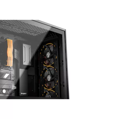be quiet! Shadow Base 800 FX Black, Midi Tower, PC, Fekete, ATX, EATX, Micro ATX, Mini-ITX, Akrilnitril-butadiénsztirol (ABS), Acél, Edzett üveg, Játék