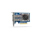 QNAP QXG-25G2SF-E810, Belső, Vezetékes, PCI Express, Rost, 25000 Mbit/s, Zöld