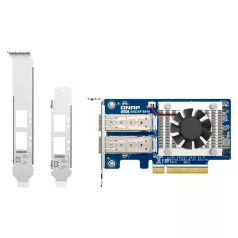   QNAP QXG-25G2SF-E810, Belső, Vezetékes, PCI Express, Rost, 25000 Mbit/s, Zöld