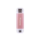 Transcend ESD310, 1 TB, A-típusú USB-től C-típusú USB-hez, 3.2 Gen 2 (3.1 Gen 2), 10 Gbit/s, Jelszavas védelem, Rózsaszín