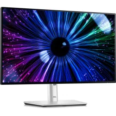   DELL UltraSharp U2424HE, 60,5 cm (23.8"), 1920 x 1080 pixelek, Full HD, LCD, 8 ms, Fekete, Ezüst