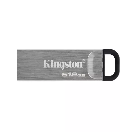 Kingston Technology DataTraveler Kyson, 512 GB, USB A típus, 3.2 Gen 1 (3.1 Gen 1), 200 MB/s, Kupak nélküli, Ezüst
