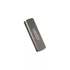 Transcend ESD330C, 512 GB, USB C-típus, 1050 MB/s, 10 Gbit/s, Jelszavas védelem, Barna, Szürke
