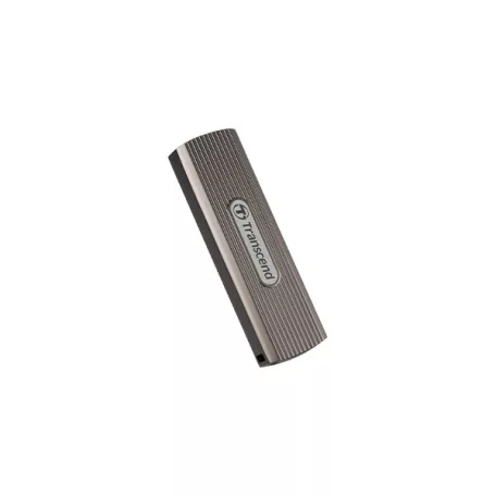 Transcend ESD330C, 512 GB, USB C-típus, 1050 MB/s, 10 Gbit/s, Jelszavas védelem, Barna, Szürke
