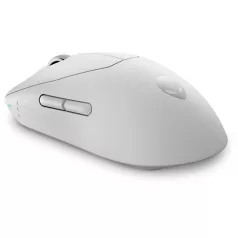   Alienware Pro Wireless Gaming Mouse, Kétkezes, Optikai, RF Wireless + USB Type-C, 26000 DPI, 0,25 ms, Fehér