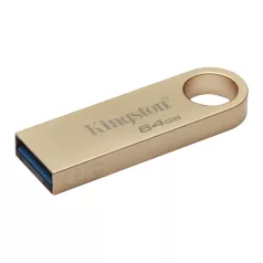   Kingston Technology DataTraveler SE9 G3, 64 GB, USB A típus, 3.2 Gen 1 (3.1 Gen 1), 220 MB/s, Kupak nélküli, Arany