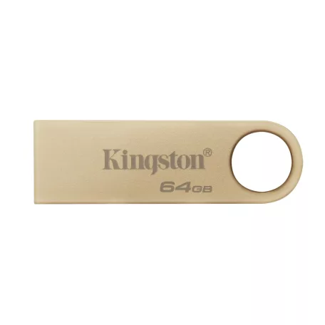 Kingston Technology DataTraveler SE9 G3, 64 GB, USB A típus, 3.2 Gen 1 (3.1 Gen 1), 220 MB/s, Kupak nélküli, Arany