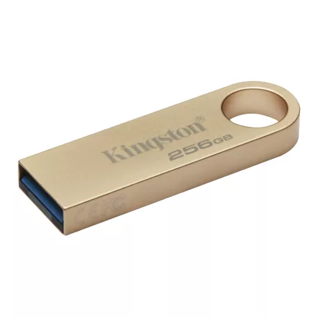 Kingston Technology DataTraveler SE9 G3, 256 GB, USB A típus, 3.2 Gen 1 (3.1 Gen 1), 220 MB/s, Kupak nélküli, Arany