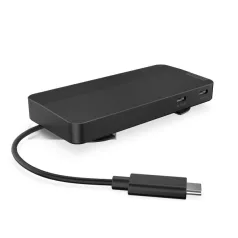   Lenovo 40B90100EU, Vezetékes, USB 3.2 Gen 1 (3.1 Gen 1) Type-C, 1000 Mbit/s, Fekete, Eclipse Black, 4K Ultra HD