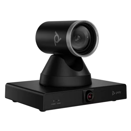 HP Poly Studio E60 Smart Camera 4K MPTZ with 12x Optical Zoom, 8 MP, 4K Ultra HD, 3840 x 2160 pixelek, 60 fps, 12x, Fekete