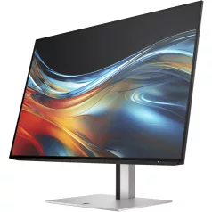   HP Series 7 Pro 24 inch WUXGA Monitor - 724pn, 61 cm (24"), 1920 x 1200 pixelek, WUXGA, LCD, 5 ms, Fekete, Ezüst