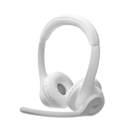 Logitech Zone 300, Vezeték nélküli, Iroda/telefonos ügyfélközpont, 122 g, Headset, Fehér