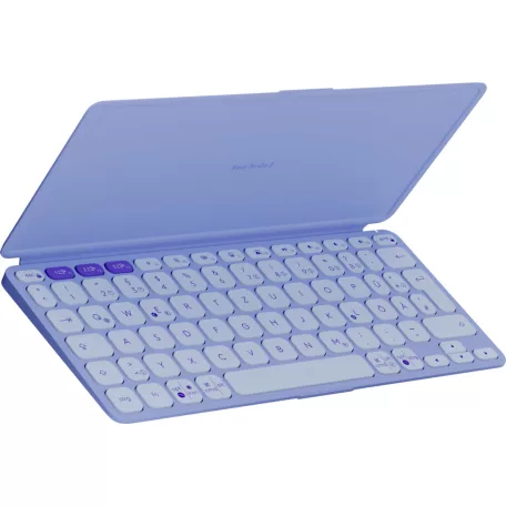 Logitech 920-012966, QWERTZ, Német, Ollós billentyűzet, 1,8 cm, 1 mm, Halványlila