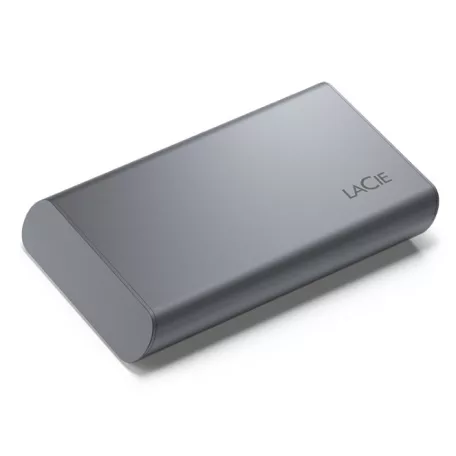 LaCie Mobile SSD Secure, 1 TB, USB C-típus, 3.2 Gen 2 (3.1 Gen 2), 1050 MB/s, Jelszavas védelem, Szürke