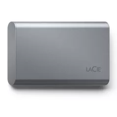   LaCie Mobile SSD Secure, 1 TB, USB C-típus, 3.2 Gen 2 (3.1 Gen 2), 1050 MB/s, Jelszavas védelem, Szürke