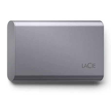 LaCie Mobile SSD Secure, 1 TB, USB C-típus, 3.2 Gen 2 (3.1 Gen 2), 1050 MB/s, Jelszavas védelem, Szürke