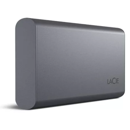LaCie Mobile SSD Secure, 1 TB, USB C-típus, 3.2 Gen 2 (3.1 Gen 2), 1050 MB/s, Jelszavas védelem, Szürke