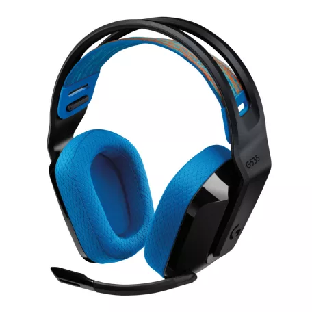 Logitech G G535, Vezeték nélküli, Játék, 20 - 20000 Hz, 236 g, Headset, Fekete, Kék