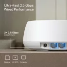TP-Link DECO BE25(1-PACK), Fehér, Belső, Mesh rendszer, Kétsávos (2,4 GHz / 5 GHz), Wi-Fi 7 (802.11be), 2882 Mbit/s