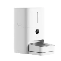   Xiaomi Smart Pet Food Feeder 2, Automata kisállat etető, Műanyag, Rozsdamentes acél, Fehér, Beltéri, Macska, 5 L