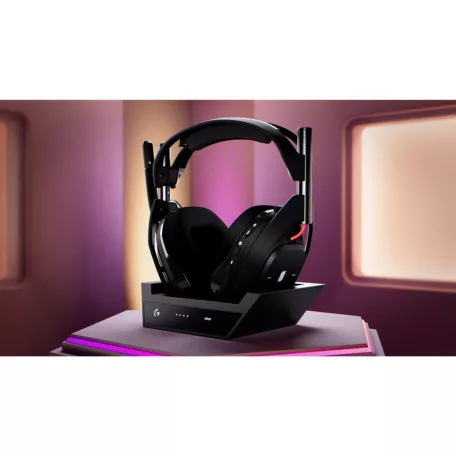ASTRO Gaming A50 (Gen 5), Vezeték nélküli, Játék, 20 - 20000 Hz, 375 g, Headset, Fekete