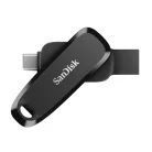 SanDisk SDDDC6-064G-G46, 64 GB, USB C-típus, 3.2 Gen 1 (3.1 Gen 1), 100 MB/s, Forgó, Fekete