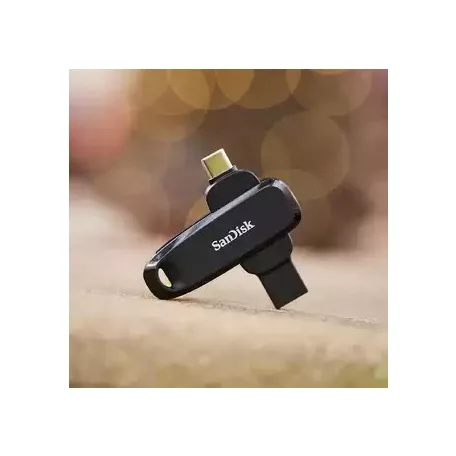 SanDisk SDDDC6-064G-G46, 64 GB, USB C-típus, 3.2 Gen 1 (3.1 Gen 1), 100 MB/s, Forgó, Fekete