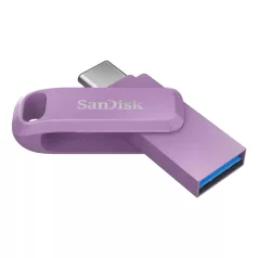   SanDisk Ultra Dual Drive Go, 1 TB, USB C-típus, 3.2 Gen 1 (3.1 Gen 1), 400 MB/s, Forgó, Levendula