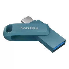   SanDisk Ultra Dual Drive Go, 512 GB, USB C-típus, 3.2 Gen 1 (3.1 Gen 1), 400 MB/s, Forgó, Türkizkék