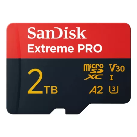 SanDisk Extreme PRO, 2 TB, MicroSDXC, Class 10, UHS-I, 250 MB/s, 150 MB/s
