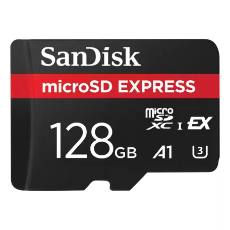 SanDisk Express, 128 GB, MicroSDXC, UHS-I, 880 MB/s, 480 MB/s, Class 3 (U3)