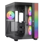 be quiet! LIGHT BASE 600 LX Black, Midi Tower, PC, Fekete, ATX, Micro ATX, Mini-ITX, Akrilnitril-butadiénsztirol (ABS), Üveg, SGCC, Játék